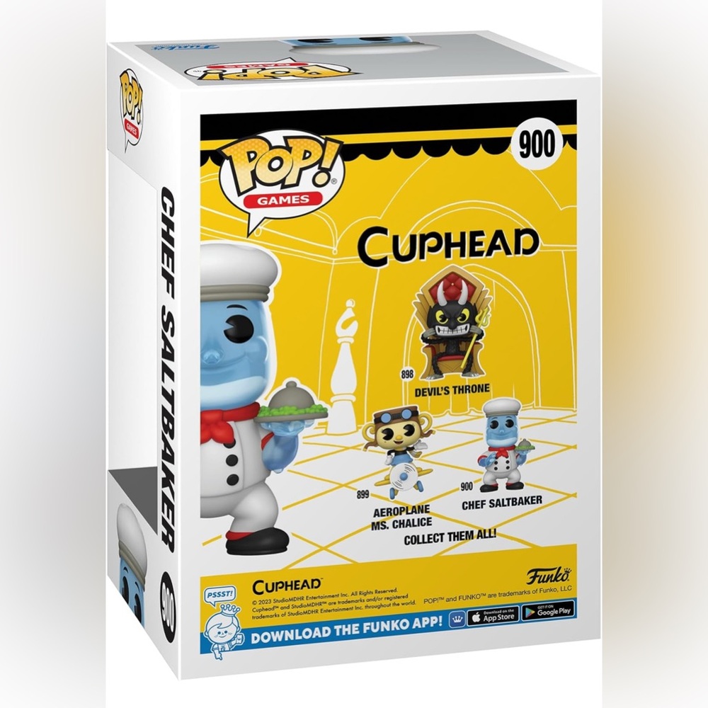 Funko Pop! Games: Cuphead - Chef Saltbaker - Picture 3 of 10